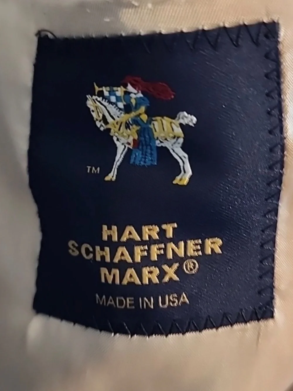 Hart Schaffner Marx Mens small checked sport coat, EUC
